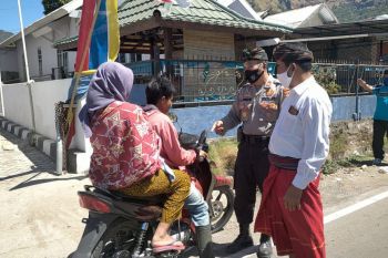 Polsek Sembalun kembali razia masker