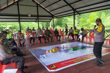 Polres Supiori gelar simulasi pengamanan Pilkada