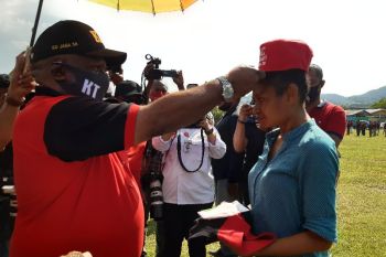 Pemprov Papua lepas Pemuda Anti Corona di 25 kelurahan