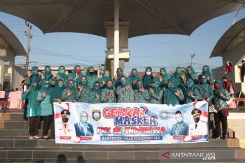 PKK Ogan Komering Ulu luncurkan gerakan  pemakaian masker