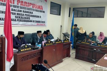 DPRD Parigi Moutong tutup masa persidangan dua, tahun 2020