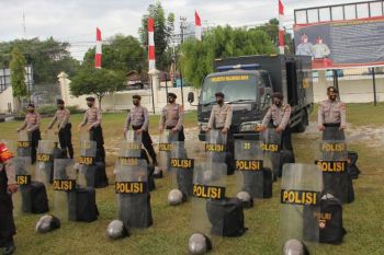 Polresta terapkan penjagaan berlapis saat pendaftaran calon pilkada Kalteng