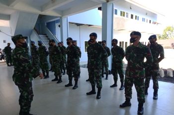 Lanud Sam Ratulangi  gelar apel penegakan disiplin protokol kesehatan