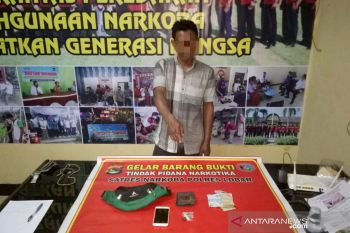 Pengedar sabu-sabu di depan swalayan ditangkap