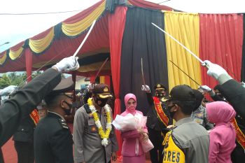 Pisah sambut Kapolres Payakumbuh, AKBP Alex Prawira gantikan AKBP Dony Setiawan