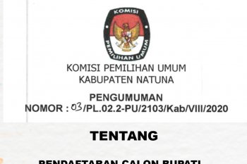 Pengumuman KPU Natuna