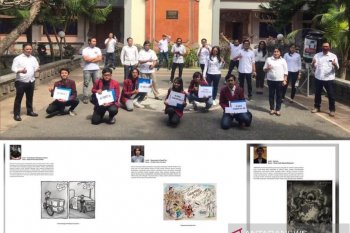 ISI Denpasar buat  kartun "Tumpah Rasa COVID-19" untuk tebarkan semangat