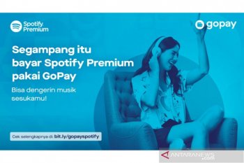 Berlangganan Spotify Premium kini pembayarannya bisa pakai GoPay