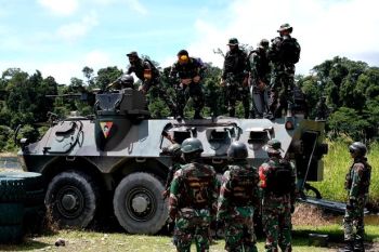 Waaslat Kasad tinjau latihan senjata berat Denkav 3/SC Timika