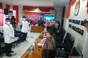 Paslon Dilan memenuhi syarat administrasi pilkada di Kota Makassar