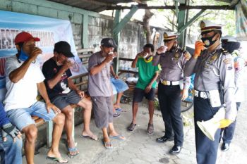 Polresta Banyumas ajak warga budayakan minum jamu
