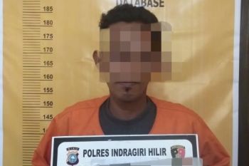 Polisi Inhil tangkap pria gadaikan motor tanpa izin