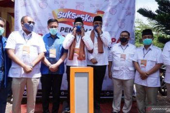 Mulyadi-Indra Catri kompak di KPU Tanah Datar