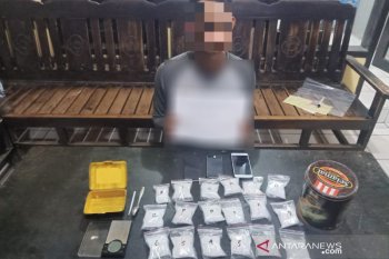 Polda Sulteng  amankan pemilik sabu 891 gram