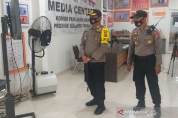 Kapolres Palu turun langsung pengamanan kantor KPU dan Bawaslu