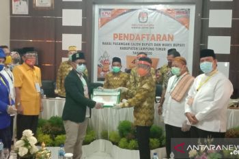 KPU Lampung Timur nyatakan berkas pendaftaran Dawam-Azwar lengkap