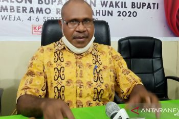 Pendaftaran paslon di KPU Mamberamo Raya sesuai protokol kesehatan