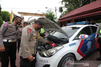Polres Palu siagakan ratusan kendaraan untuk pengamanan Pilkada