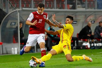 Rumania tundukkan Austria, ambil alih pucuk klasemen Grup B1