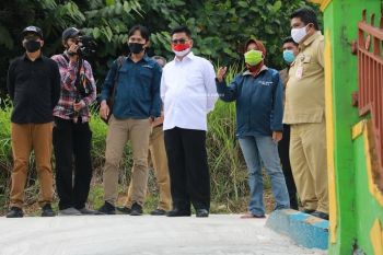 Dulu becek, sekarang tempat anak-anak belajar sepeda