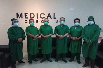 Dua bakal pasangan calon Pilkada Bantul periksa kesehatan
