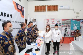 KPU Manado mulai verfak dokumen baka;l calon