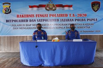 Personel Polairud Polda Papua diminta terapkan protokol kesehatan