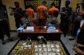 Pengungkapan kasus narkoba di Palu
