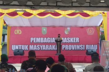 630 ribu masker untuk masyarakat Riau