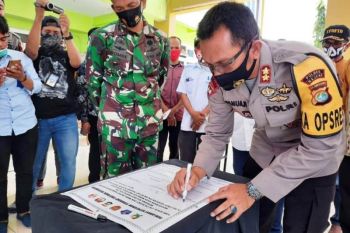 Bakal calon bupati di Majene deklarasikan kepatuhan protokol kesehatan