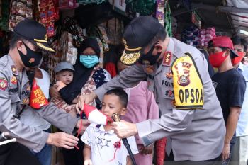 Polda Sumsel gencar kampanye wajib masker  cegah COVID-19