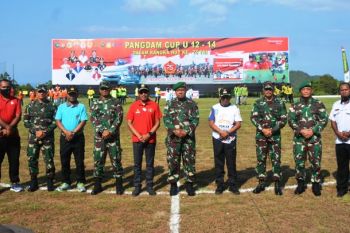Kodam XVII/Cenderawasih gelar turnamen sepak bola usia 12-14 tahun