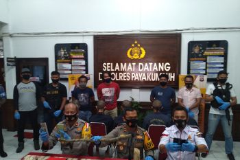 Lima pelaku pengeroyokan berujung tewas diamankan Polres Payakumbuh, tiga diantaranya di bawah umur