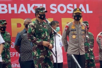 Panglima TNI-Kapolri  lepas Satgas Pendisiplinan di Palu