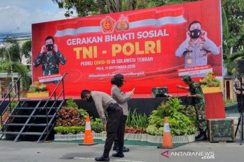 Kapolri-Panglima TNI pimpin bakti sosial peduli COVID-19 di Sulteng