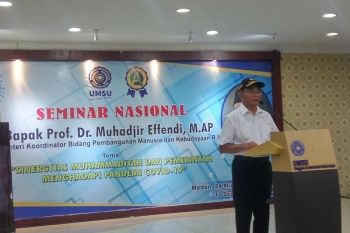 Muhadjir Effendy sebut kesadaran masyarakat Medan untuk pakai masker masih rendah