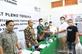 KPU Manado pleno verifikasi penyampaian syarat pencalonan