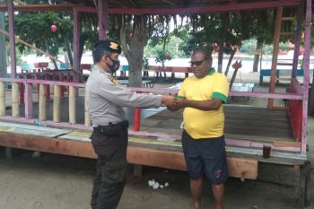 Dit Pamobvit Polda Papua gencarkan sosialisasi 3M+1T cegah corona