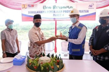 Bupati Pringsewu gelar doa bersama pembangunan jembatan paket empat Bendungan Way Sekampung