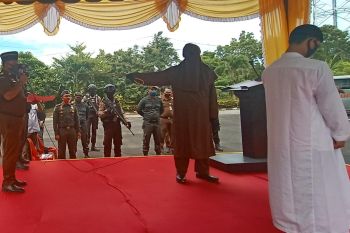 Empat pelanggar qanun syariat Islam di Aceh Utara jalani eksekusi cambuk