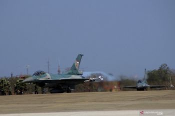 Dua jet tempur F-16 lakukan patroli perbatasan Indonesia-Timor Leste-Australia
