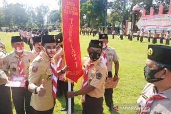 Pramuka kecamatan ini tergiat di Kotim meski terisolasi dan terluar