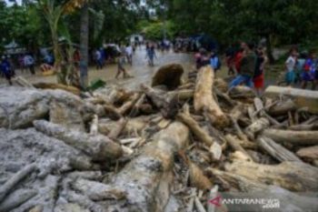 Bupati Sigi minta korban banjir tabah  hadapi bencana alam