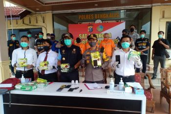 Polres Bengkalis sita 10 kg sabu dari sindikat internasional