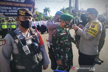 Tim Reaksi Cepat Kotim disebar tindak warga tidak menggunakan masker