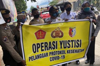 Polda Sulteng  temukan 3.543 pelanggar protokol kesehatan