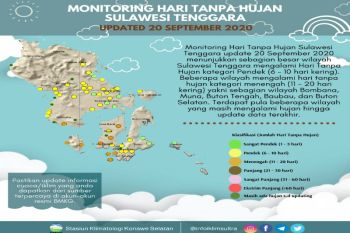 BMKG sebut Sultra berpotensi cuaca ekstrem tiga hari ke depan