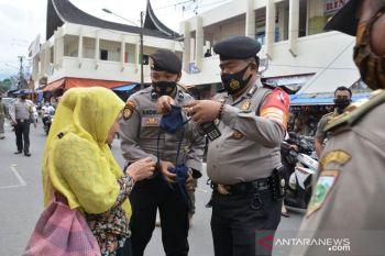 Padang Panjang gelar razia masker empat kali dalam seminggu