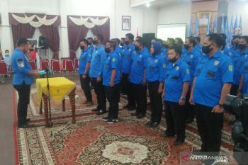 Pengurus KNPI Rohil dilantik. Ini pesan bupati