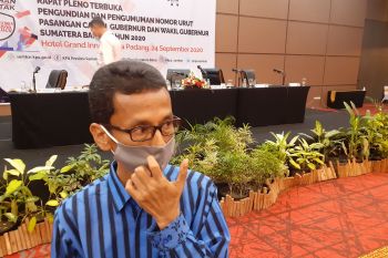 Jumlah  pemilih pada pilgub Sumbar 2020 bertambah  27.837 orang  di DPT